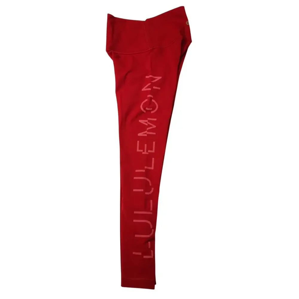 Lululemon Red Lunar New Year Wunder Under Leggings Size 4 - Picture 2 of 7
